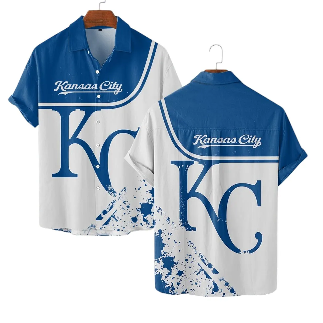 Kansas City Royals Hawaiian Shirt, MLB Sports All Over Print Hawaiian Shirt