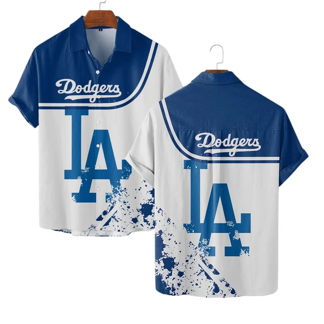 Los Angeles Dodgers Hawaiian Shirt, MLB Sports All Over Print Hawaiian Shirt