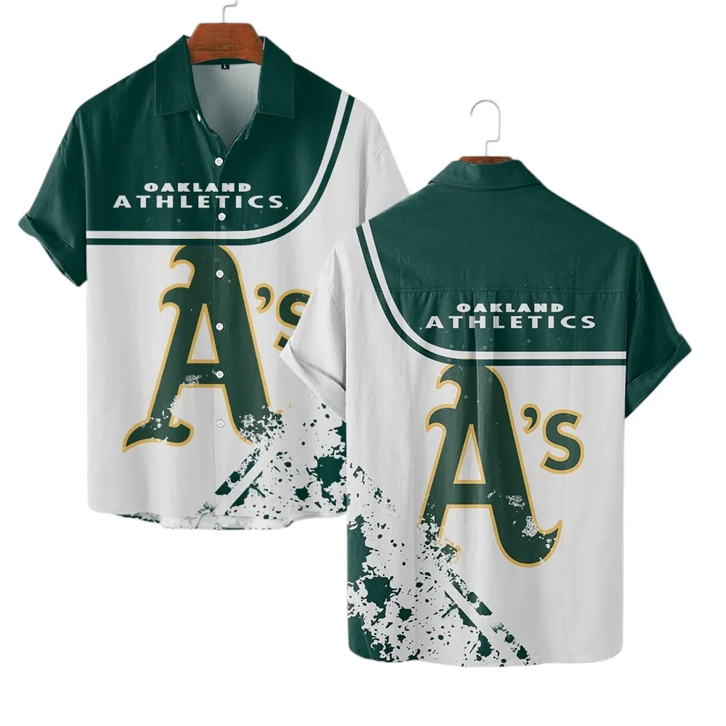 Oakland Athletics Hawaiian Shirt, MLB Sports All Over Print Hawaiian Shirt