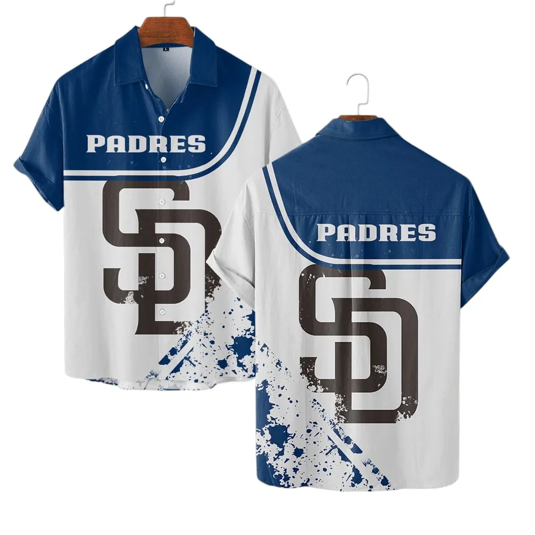 San Diego Padres Hawaiian Shirt, MLB Sports All Over Print Hawaiian Shirt