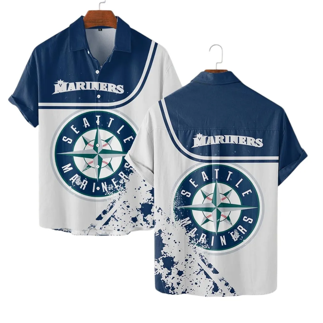 Seattle Mariners Hawaiian Shirt, MLB Sports All Over Print Hawaiian Shirt